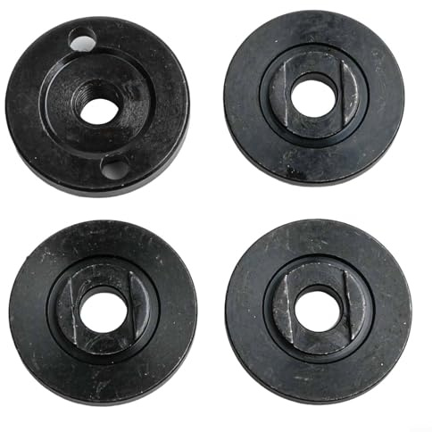Zilimontt Hexagon M10 Angle Grinder Outer Flange Nut Set with 20mm 22mm 22.2mm Press Plate, Metal Adapter Kit for 100mm Grinders for Modification, Compatible with Internal(M10+20+22+22.2mm)