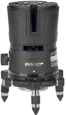 Dnipro-M Nivel Láser Autonivelante Verde 3 Líneas 360°, Alcance 20 m, Precisión ±0,3 mm/m, Batería Li-Ion 3000 mAh Type-C, IP54, con Maletín y Accesorios. ML-335G