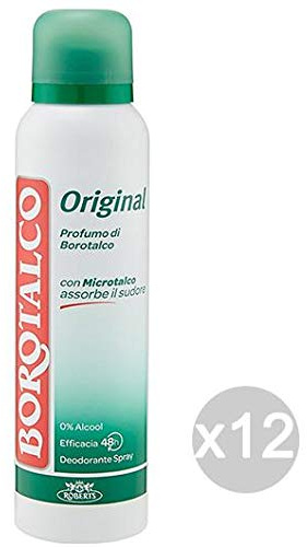 Borotalco Deospray Original 125 ml Pflege und Hygiene für den Körper, 12 Stück