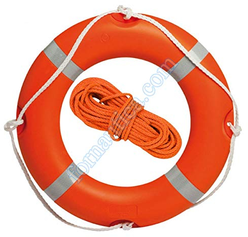 Fornautica Salvavidas anular Ø60 homologado Rina Donut salvavidas + tope flotante