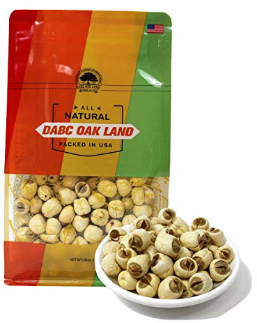 DOL Natural Dried Lotus Seeds Packed In USA 莲子干 8 Ounce,100% Natural, Dried White Lotus Seeds Lian ZI, Rich In Methionine for Health, 白莲子 蓮子 白蓮子 for Herbal Tea