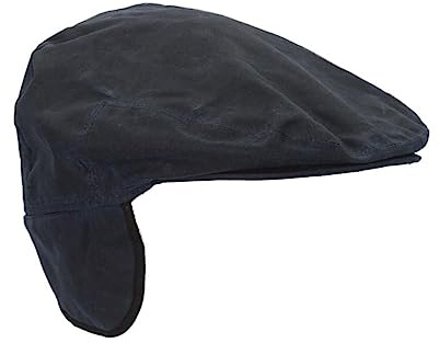 WALKER AND HAWKES - Unisex Schiebermütze mit Ohrenklappen - 100% gewachste Baumwolle