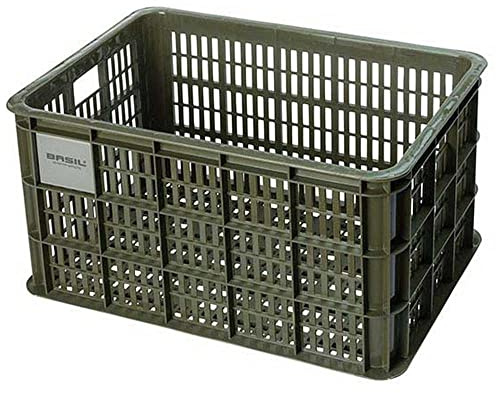 Basil Schaltwerke - 2139980088 Fahrradkasten Moss Green 40 ltr