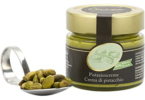 Oberhöller Crema di pistacchio, 200 g - senza olio di palma, senza OGM, senza conservanti - Qualità Made in Alto Adige