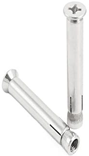 BELLAY M6M8M10M12 Edelstahl 304 gekreuzte Kreuzschlitz-Senkkopf-Expansionsschrauben Schrauben Hardware-Befestigungselemente (Color : 50mm, Size : M6 10pcs)