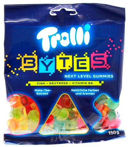 Trolli Bytes next level Gummibonbon mit Dextrose, 28er Pack (28 x 150g)
