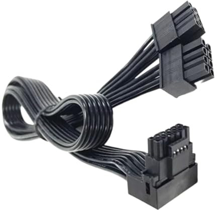 HOOLRZI PCIE5.0 - Dos cables de 8 pines a 16 pines, 16 AWG, 12 VHPWR para tarjetas gráficas RTX4000 RTX4080 RTX4090 Series 12VHPWR PCIE5.0
