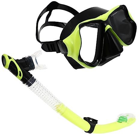 WHAMVOX 1satz Erwachsene Schnorchelmaske Set Kompakte Und Leichte Tauchmaske Mit Anti-beschlag Technologie Für Schwimmen Und Schnorcheln Unisex Für Anfänger Und Atemrohr Und Tragbare