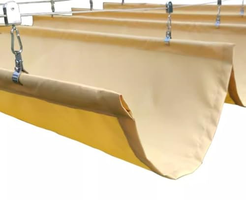 Copertura di ricambio per pergola retrattile, copertura in tessuto impermeabile per esterni, per patio, tenda a vela scorrevole per terrazza, portico e cortile, protezione dalla pioggia.