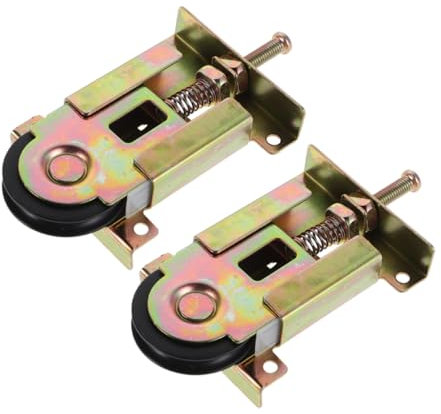 HOLIDYOYO 2pièces Porte Coulissante Stamped Avec à Billes Pour Et Placards Remplacement Compatible Avec Miroir Et Métalliques