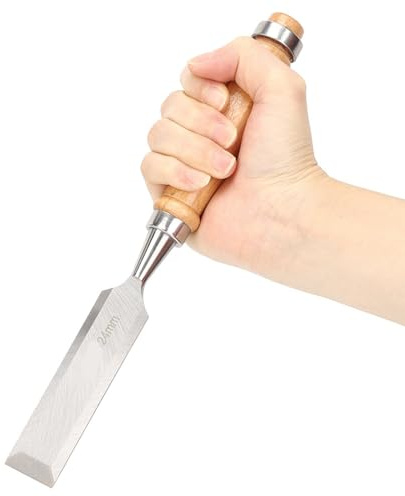 Cincel de Carpintero de Acero de Aleación de Vanadio de 24 Mm con de Madera, Herramienta de Carpintería sin Esfuerzo para Entusiastas de Bricolaje