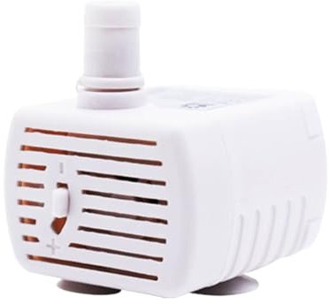 Bomba de fuente de agua de mascotas - Bomba de fuente tranquila para beber para gatos | Agregar bomba de fuente de agua gato | Motor de buceo multifuncional con luz LED para acuario, piscina de pescad