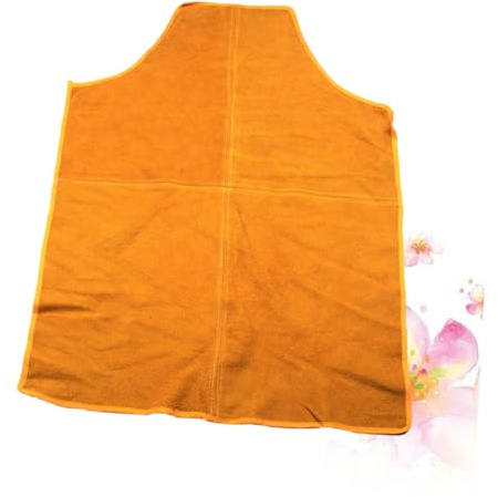SOPOTUTU Delantal de para Soldador Resistente Aceite y Ácidos Grueso y Antiquemaduras Protección para Trabajo Jardinería y Carpintería Talla S