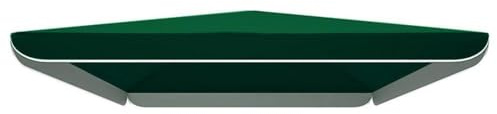 Parasol carré de rechange pour terrasse, 3 x 3 m, 2,5 x 2,5 m, 2 x 2 m, pour plage, jardin, terrasse, disponible en bleu, vert, rouge (200 x 200 cm)