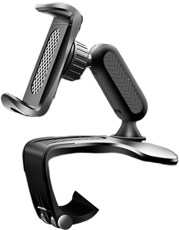 Doiyislem Porta Teléfonos para Salpicadero | Porta Móvil Universal para Salpicadero De Coche,Soporte Móvil Giratorio 360° Accesorio para Vehículos Compatible con La Mayoría De Teléfonos Inteligentes