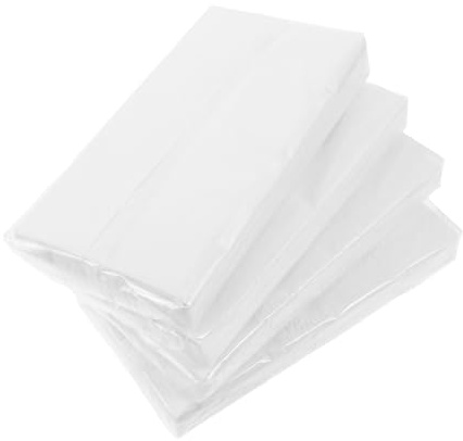 VILLFUL 4er Packung Pack Auto Taschentücher Nachfüllpack Dreilagige Duftfreie Papiertaschentücher für Sonnenblende Kompakte Weiche Servietten für Reisen und Unterwegs Sanft zur Haut