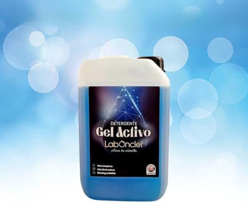 Laboncler Detergente Líquido PREMIUM Gel Activo Laboncler para Ropa Blanca y de Color Aroma Super Fresco Marino Mínimo 40 Lavados Bidón 3 Litros