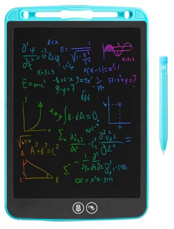 XAGMODSHN Bloc-notes LCD sensible à la pression de 21,6 cm - Écran effaçable - Outil de prise de notes portable pour enfants - Planche à croquis LCD portable professionnelle