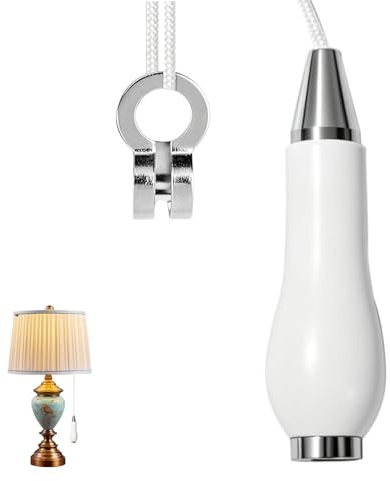 Bathroom Light Pull Cord with 150cm Nylon Cord for Light and Fan Switches