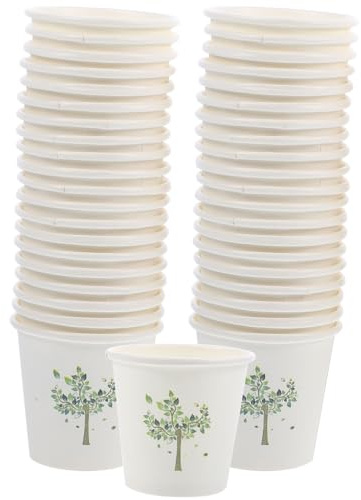 VICASKY 500 Bicchierini di Carta Usa e Getta da 3oz 60ml per Feste e Ristoranti, Leggeri e Design Semplice e Generoso, per Bevande e Degustazioni