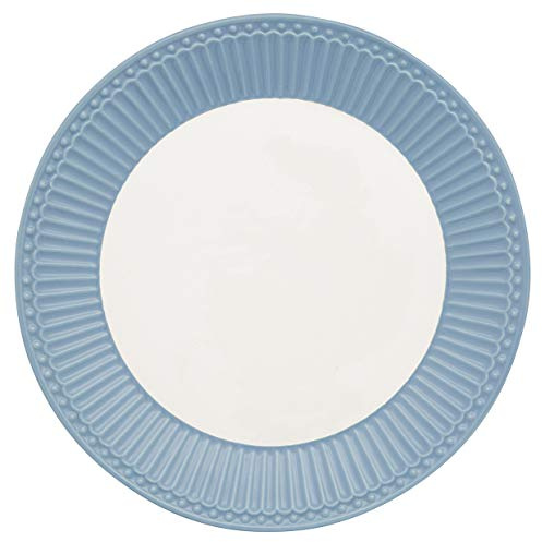 Greengate - Teller, Frühstücksteller - Alice - Porzellan - Sky Blue - D 23 cm