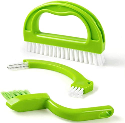 SPICOM 4 in 1 Tile Joint Cleaner Brush Joint Scrubber for Deep Cleaning Grout Brushes Ideal for Bathroom & Kitchen & Tile Cleaning