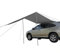 Blueshyhall Auto Markise, Wasserdicht Sonnensegel, Camping Dachzelt, Dachträger Sonnenschutzdach Heckklappe für Auto SUV Wohnwagen Outdoor (300 x 200 cm, Grau)