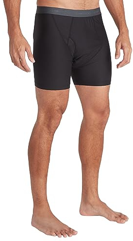 ExOfficio Men's Give-N-Go 2.0 Boxer Brief - Cool and Comfortable Underwear, Black, X-Large