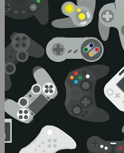 Composition notebook: Gaming notebook for boys - 110 pages 7.5 x 9.25