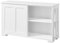 Yaheetech Sideboard Buffet Cabinet Stackable Kitchen Storage Cabinet with Sliding Door & Adjustable Shelf, Floor Cupboard for Living Room, kitchen, Hallway, 106.7 x 33 x 63 cm, White