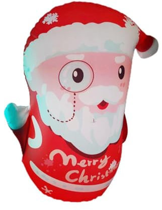 Topyond Weihnachts-aufblasbarer Weihnachtsmann, wasserdichte LED-Leuchtdekoration, aufblasbarer Schneemann und Outdoor-Hofdekorationen für Feiertagsfeiern und Festliche Dekoration