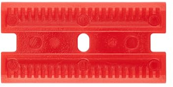 Würth 50x Schaberklingen aus Kunststoff - Ersatzklingen für Glasschaber zum Entfernen von Etiketten, Aufklebern, Klebstoffresten auf empfindlichen Oberflächen