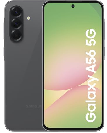 Samsung Galaxy A56 5G Smartphone, Awesome Intelligence, 8GB RAM, 256GB Memory Storage, 50MP Camera, Awesome Graphite, (UK Version) (Renewed)