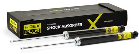 RIDEX PLUS 854S1590P 2x Stoßdämpfer Gasdruck Hinten Kompatibel mit OPEL Corsa D Schrägheck S07 0344222 0344268 GDA1037