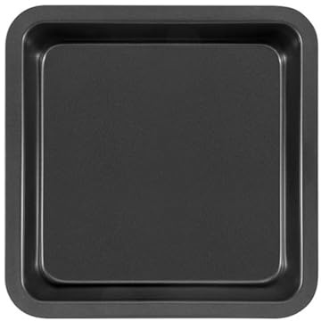 CANDeal Set Di Teglie Per Torte Quadrate Da 8 Pollici, Padelle Per Brownie Quadrate Antiaderenti Con Impugnature Più Larghe, Acciaio Al Carbonio Resistente