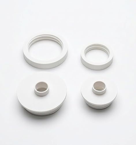 2er Set Lampenschirm-Adapter für Weihnachtsstern-Kabel (A1 Stecksystem) – E14 & E27 Schirme auf E10 Fassung nutzen – Upcycling-Kit – Max. 7W LED – Weiß