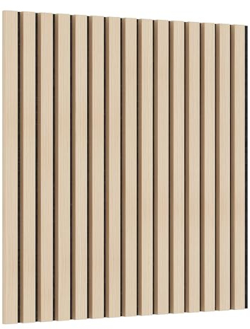 Loby Acoustic Wall Panels - 60x60cm - Soundproofing Wood Panels for Walls - Acoustic Panels - Decorative Wall Panelling Kits - Sound Proofing Panels - Wall Panels for Living Room (Oak, Set of 4)