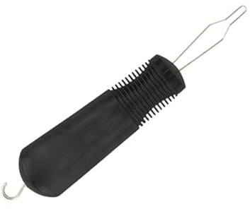 POPETPOP Dispositif D'assistance pour Boutons et Tirette de Fermeture Éclair, Poignée Confortable en Abs et Métal, 2 Pièces, pour Seniors et Habillage Quotidien
