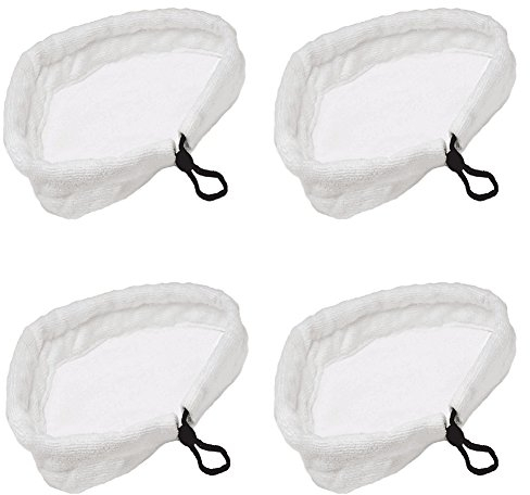 4 Pezzi Panni Universali Scopa a Vapore Lavabile Pulizia Pad Cover per Vax S1S2 H2o X5 S302 S001 Steam Mop