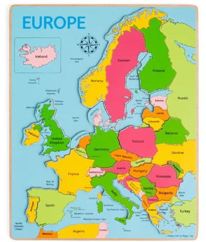 Bigjigs Toys Puzzle a Incastro Europa