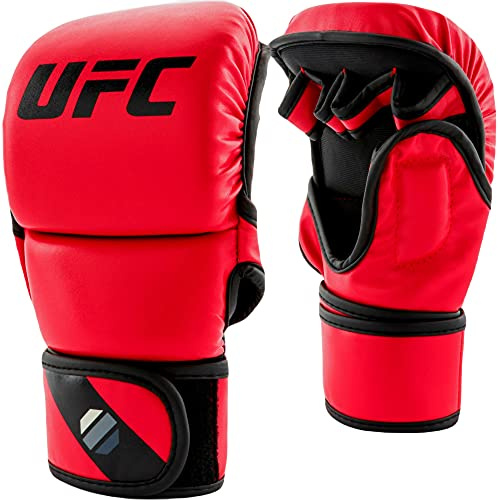 UFC 8oz MMA Sparring Gloves - SM/Med - MMA Gloves, Red, Small/Medium