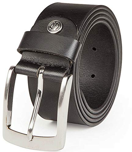LINDENMANN Vollledergürtel Herren aus Büffelleder, 40 mm Breit, Kürzbar, Jeans-Gürtel