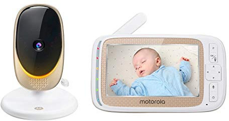 Motorola Baby 501278604109, Comfort 60 - Baby monitor digitale con fotocamera, Bianco