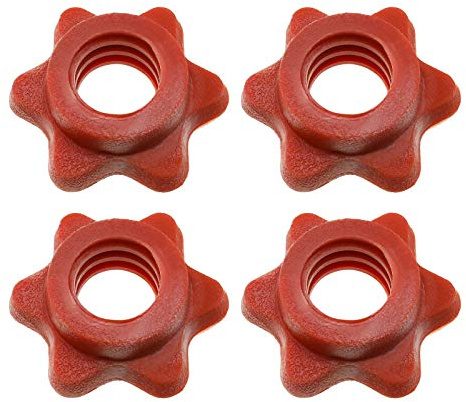 OTOTEC 4 x 25 mm Hantelstange, Sechskant, 1 Zoll (3,5 cm), Drehverschluss, Fitnessgeräte zum Heben von Hantelstangen