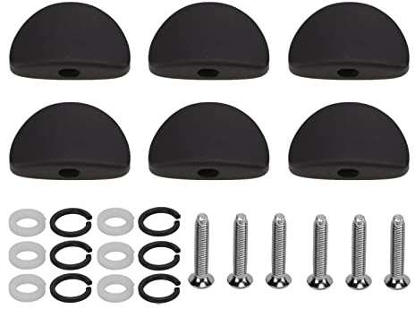 Tuner-Mechanik-Knopf, 6 Stück/Set Gitarren-Stimmwirbel-Knöpfe Umweltfreundlich Einfach zu Bedienen für E-Gitarren (#5)