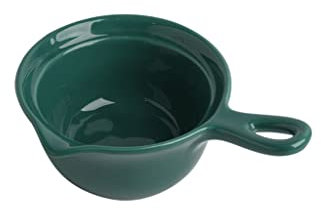 Liudan Gravy Boats Milk Cup With Handle Small Milk Cup Ceramic Household Sauce Saucer Small Milk Pot Coffee Pour Milk Cup Small Milk Pot Sauce Jug (Color : Green, Size : L)