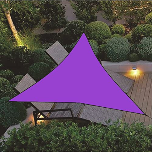Hilftio Pergolas de Jardin 6x6.5x6.5m 95% de tasa de sombreado y protección contra hasta un Toldo Lateral Impermeable Tela por Metros Barata Patio, Exteriores, Morado