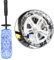 URAQT Car Wheel Brush, No Metal Wheel and Rim Detailing Brush, Practical Car Wheel Cleaning Brush, Soft Dense Alloy Wheel Brush, Car Care Cleaning Kits Suitable for Cars/Motorcycles/Bicycles (Blue)
