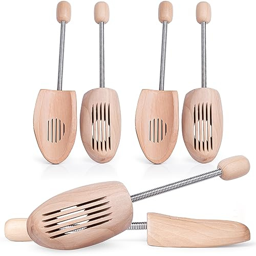 SULPO 1 par – skoträd – träskoblock – stövelsträckare – skobår – stövelformare – skoformare – skoformshållare – träsko stretcher – fuktabsorption, 3 par, XL / 11 UK M - 11,5 UK M / 45-46 EU