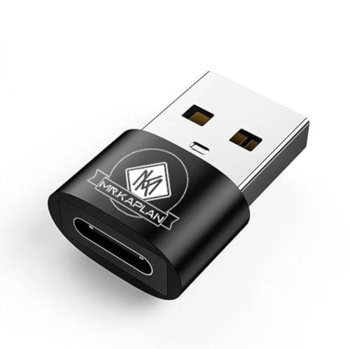 Mr.Kaplan Adaptateur Compact USB C Femelle vers USB Mâle 480Mb USB 2.0